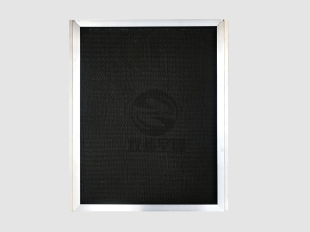 黑色尼龍網初效過濾器（鋁合金外框）